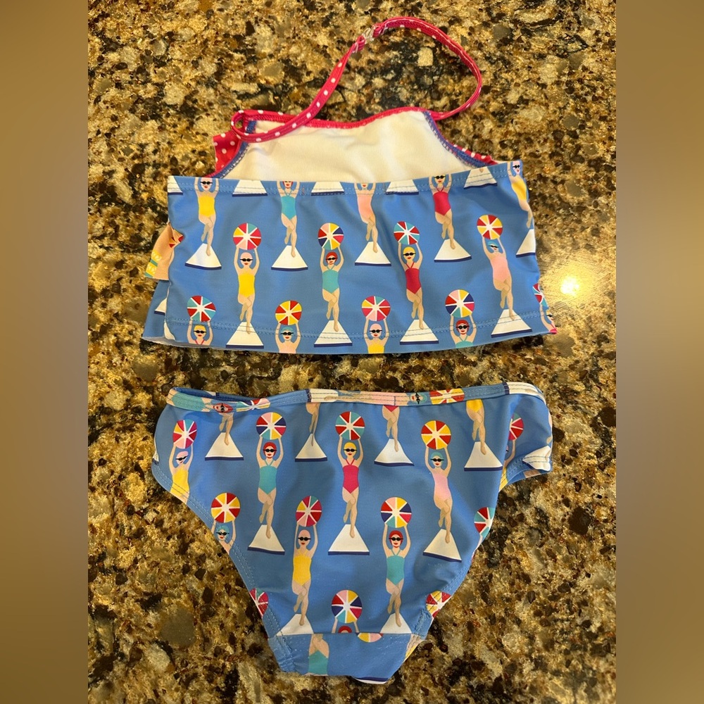 Jelly the Pug Ruffle Bikini Set - Picture 2 of 6